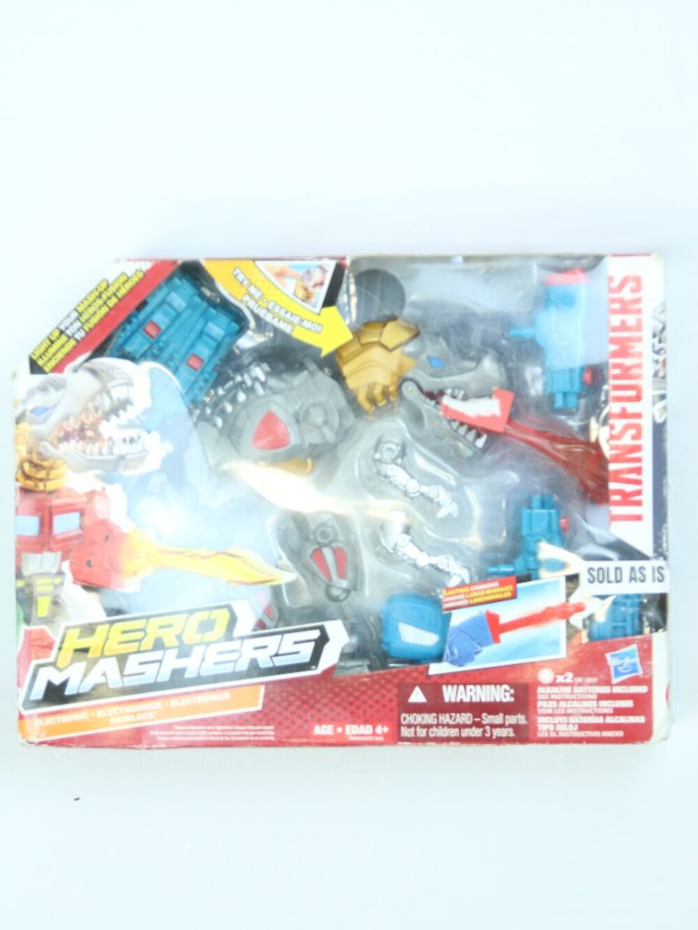 Transformers Hero Mashers Electronic Grimlock figure.